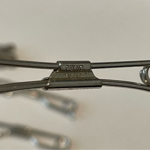 VINTAGE SWANK TIE BAR CLIPS Pat. NO. 75818 Silver/Gold Tone Lot Of 5ea - Picture 7 of 9